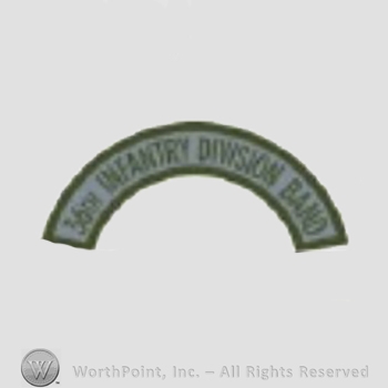 US Army Shoulder Sleeve Insignia: 36th Army Band Tab.