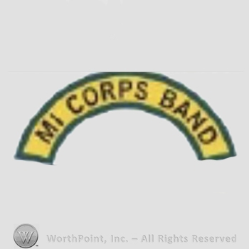 US Army Shoulder Sleeve Insignia: 62nd Army Band Tab.