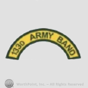 US Army Shoulder Sleeve Insignia: 133rd Army Band Tab.
