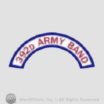 US Army Shoulder Sleeve Insignia: 392th Army Band Tab.