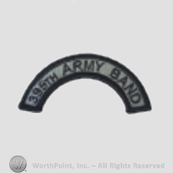US Army Shoulder Sleeve Insignia: 395th Army Band Tab.