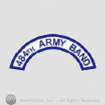 US Army Shoulder Sleeve Insignia: 484th Army Band Tab.