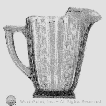 Glass pattern: Old Sandwich; pitcher.