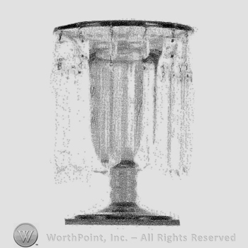 Glass pattern: Revere; candlevase.