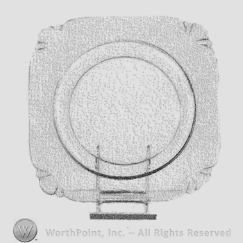 Glass pattern: Empress; plate.