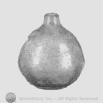 Glass pattern: Ivy; vase.