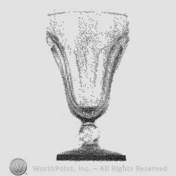 Glass pattern: Peerless; goblet.