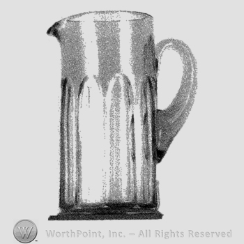 Glass pattern: Puritan; pitcher.
