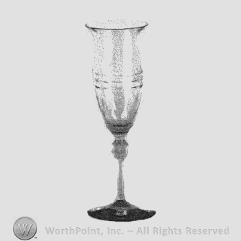 Glass pattern: Fairacre; vase.