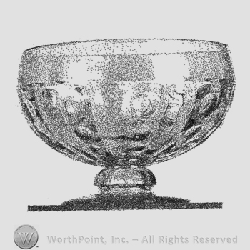 Glass pattern: Old Sandwich; popcorn bowl.