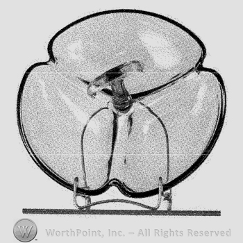 Glass pattern: Lobe; dish.