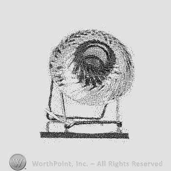 Glass pattern: Pinwheel; candlestick.