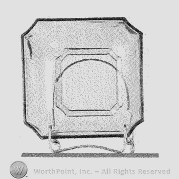 Glass pattern: Octagon; nappy.