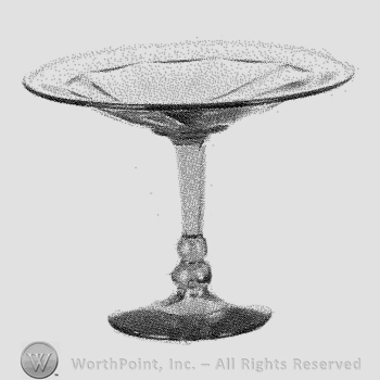 Glass pattern: Twist; compote.