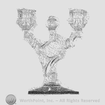 Glass pattern: Rococo; candlestick.