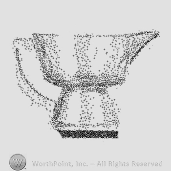 Glass pattern: Yeoman; cream.