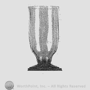 Glass pattern: Creole; footed soda.