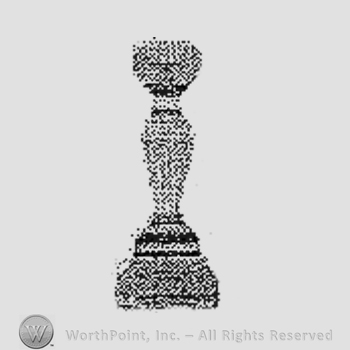 Glass pattern: Empress; candlestick.