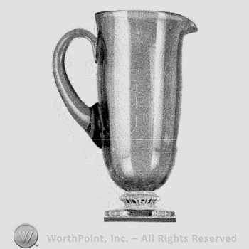 Glass pattern: Carcassonne; jug.