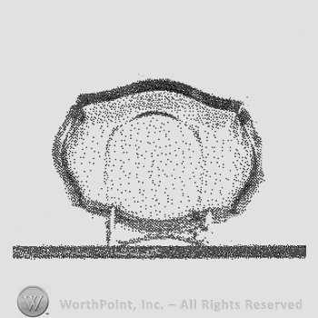 Glass pattern: Yeoman; ash tray.
