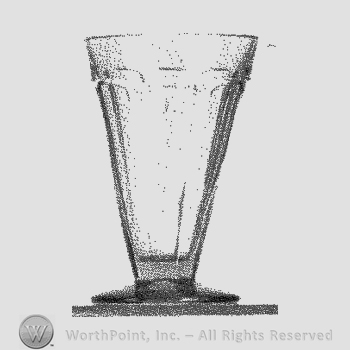 Glass pattern: Medium Flat Panel; footed soda.