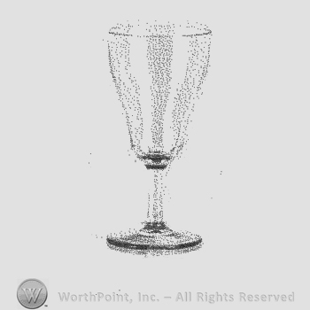Glass pattern: Touraine; goblet.