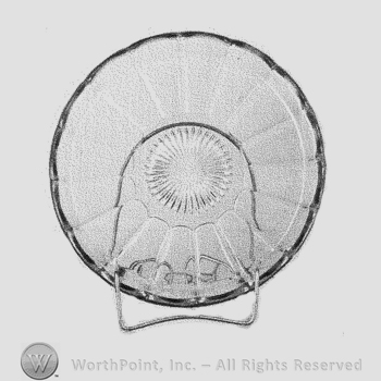 Glass pattern: Medium Flat Panel; tray.