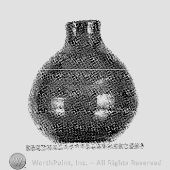 Glass pattern: Ivy; vase.