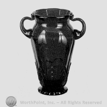 Glass pattern: Cathedral; vase.