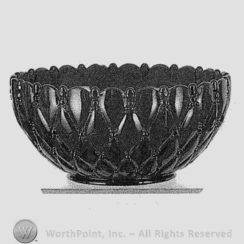 Glass pattern: Wampum; bowl.