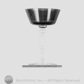 Glass pattern: Spanish; saucer champagne.