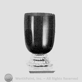 Glass pattern: Gascony; goblet.