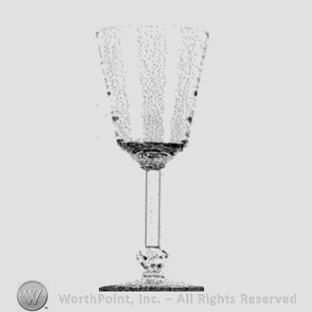 Glass pattern: Kohinoor; goblet.