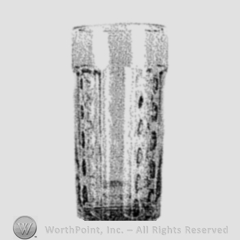 Glass pattern: Old Sandwich; soda.