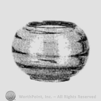 Glass pattern: Saturn; vase.