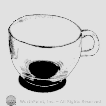 Glass pattern: Navy; cup.