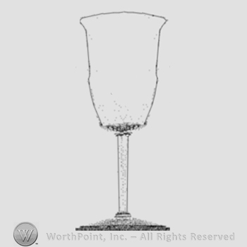 Glass pattern: Delaware; goblet.