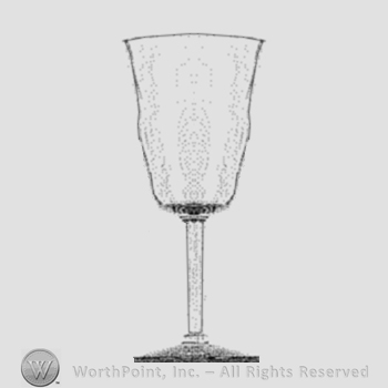 Glass pattern: Delaware; goblet.