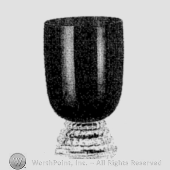 Glass pattern: Gascony; goblet.