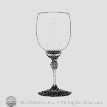 Glass pattern: King Arthur; goblet.
