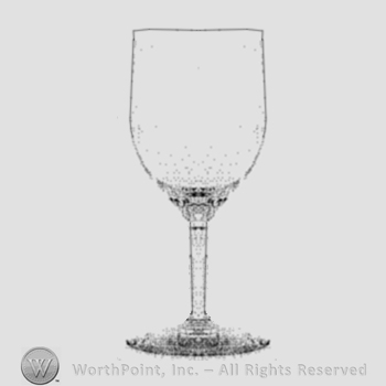 Glass pattern: King Arthur; goblet.