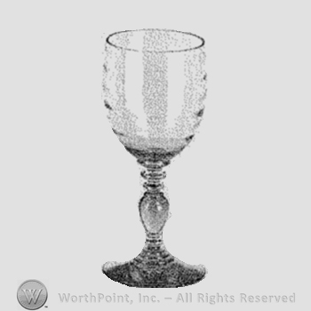 Glass pattern: Coventry; goblet.