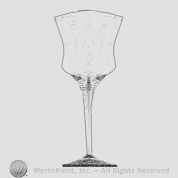 Glass pattern: African; goblet.