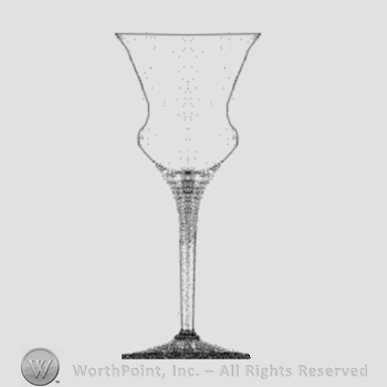 Glass pattern: African; goblet.