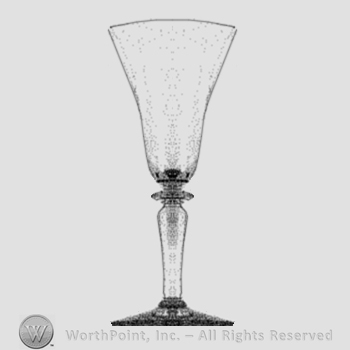Glass pattern: Trojan; goblet.