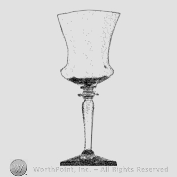 Glass pattern: Ramshorn; goblet.