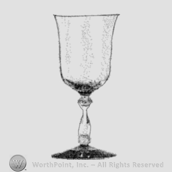 Glass pattern: Penn Charter; goblet.