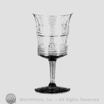 Glass pattern: Circle Pair; goblet.