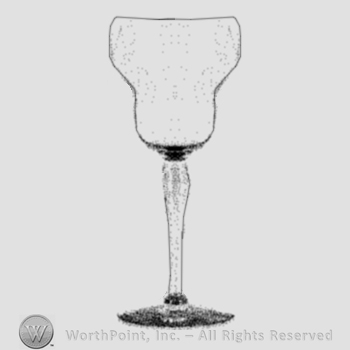 Glass pattern: Adam; goblet.