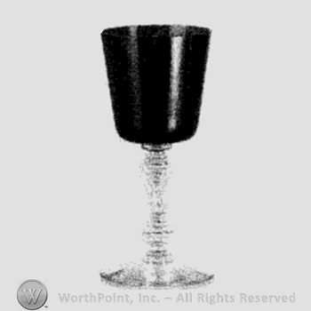 Glass pattern: Spanish; goblet.